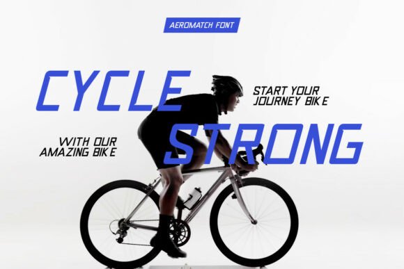 Aeromatch Font - Preview 5