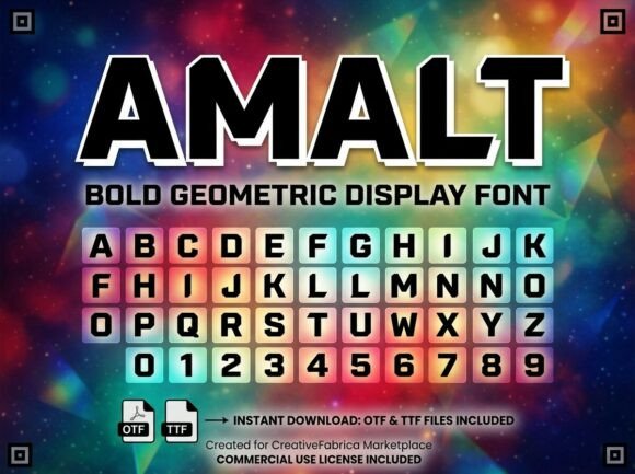 Amalt Font - Preview 1