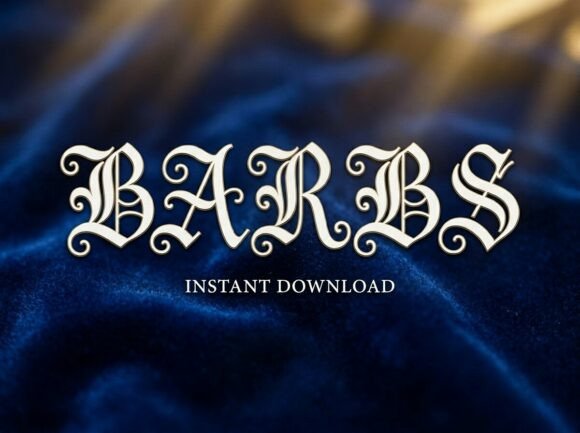 Barbs Font - Preview 1