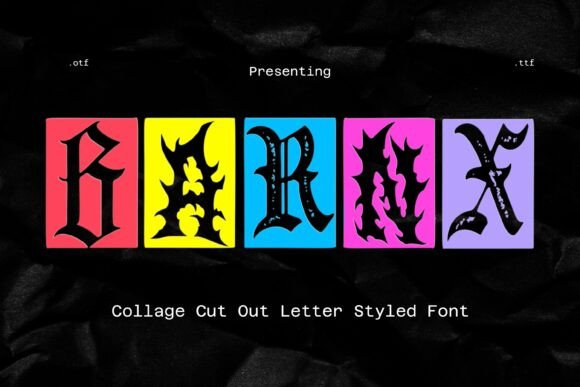 Barnx Font - Preview 1
