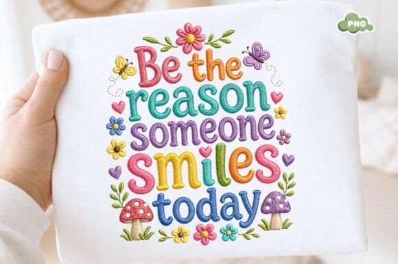 Be the Reason Someone Smiles Today PNG Graphic Crafts By MoonSVG