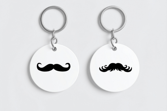 Beard Mustache Icon Set Font - Preview 5