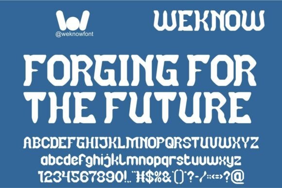 Blacksmith Font - Preview 1