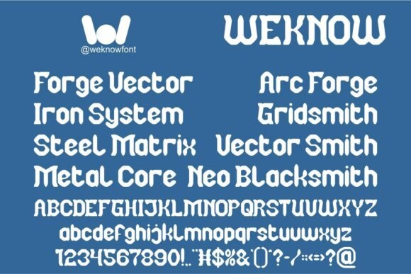 Blacksmith Font - Preview 4