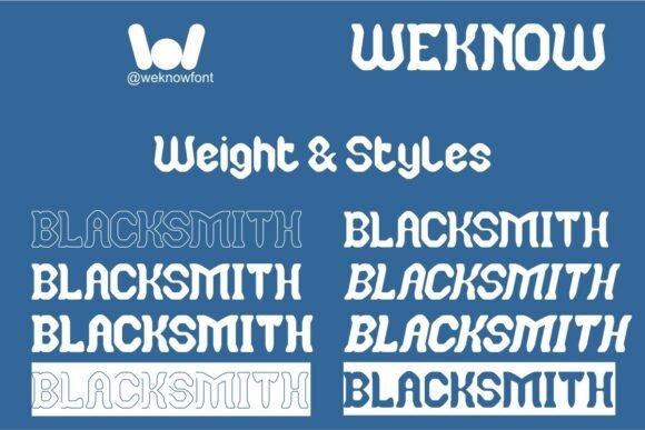 Blacksmith Font - Preview 6