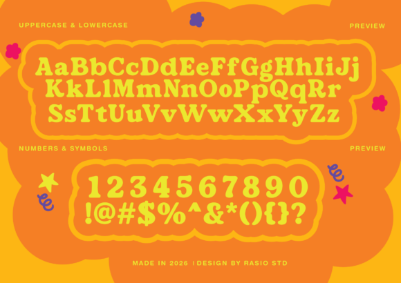 Bright Honey Font PNG with transparent background - Preview 1