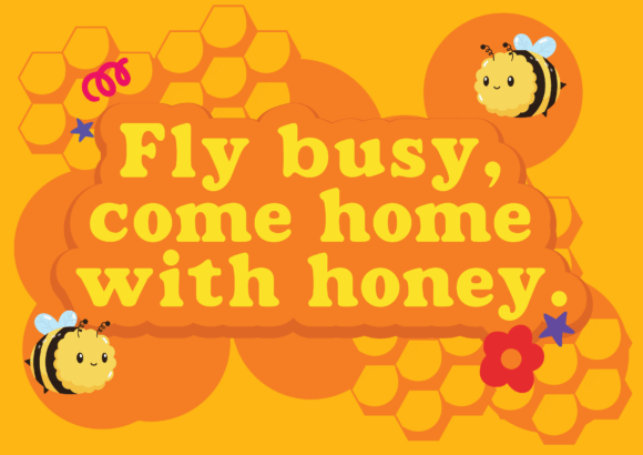 Bright Honey Font PNG with transparent background - Preview 2