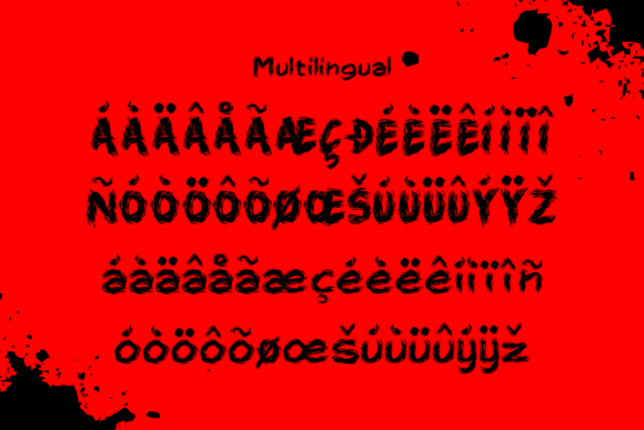Burnart Font PNG with transparent background - Preview 2