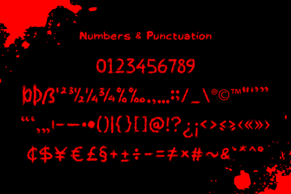 Burnart Font PNG with transparent background - Preview 3