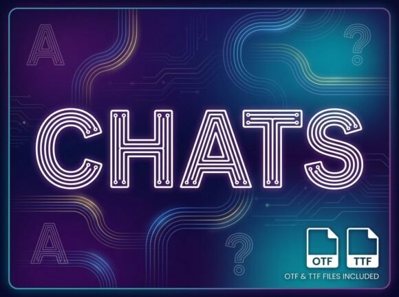 Chats Font - Preview 2