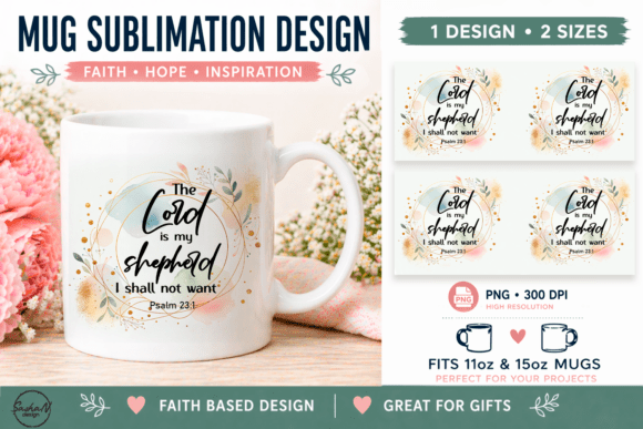 Christian Mug Sublimation,Bible Verse
