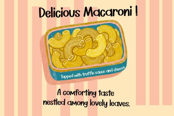 Chubby Macaroni Font - Preview 3