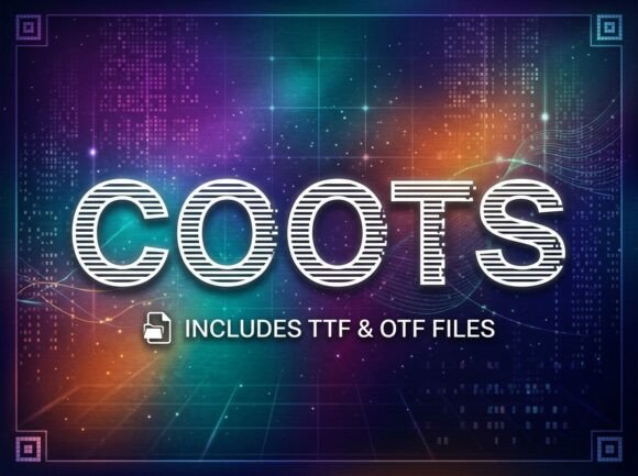 Coots Font - Preview 1