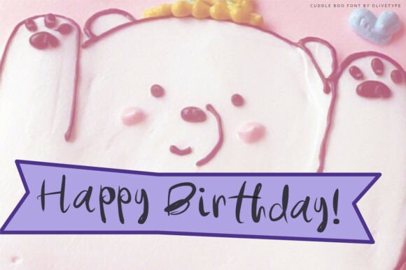Cuddle Boo Font - Preview 2