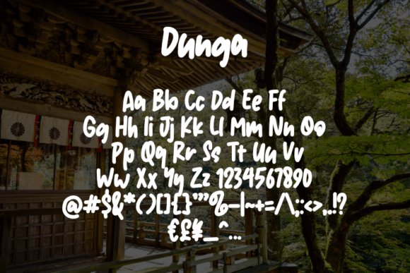 Dunga Font - Preview 1