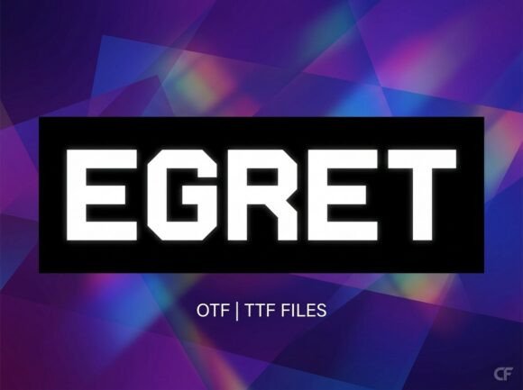 Egret Font - Preview 1