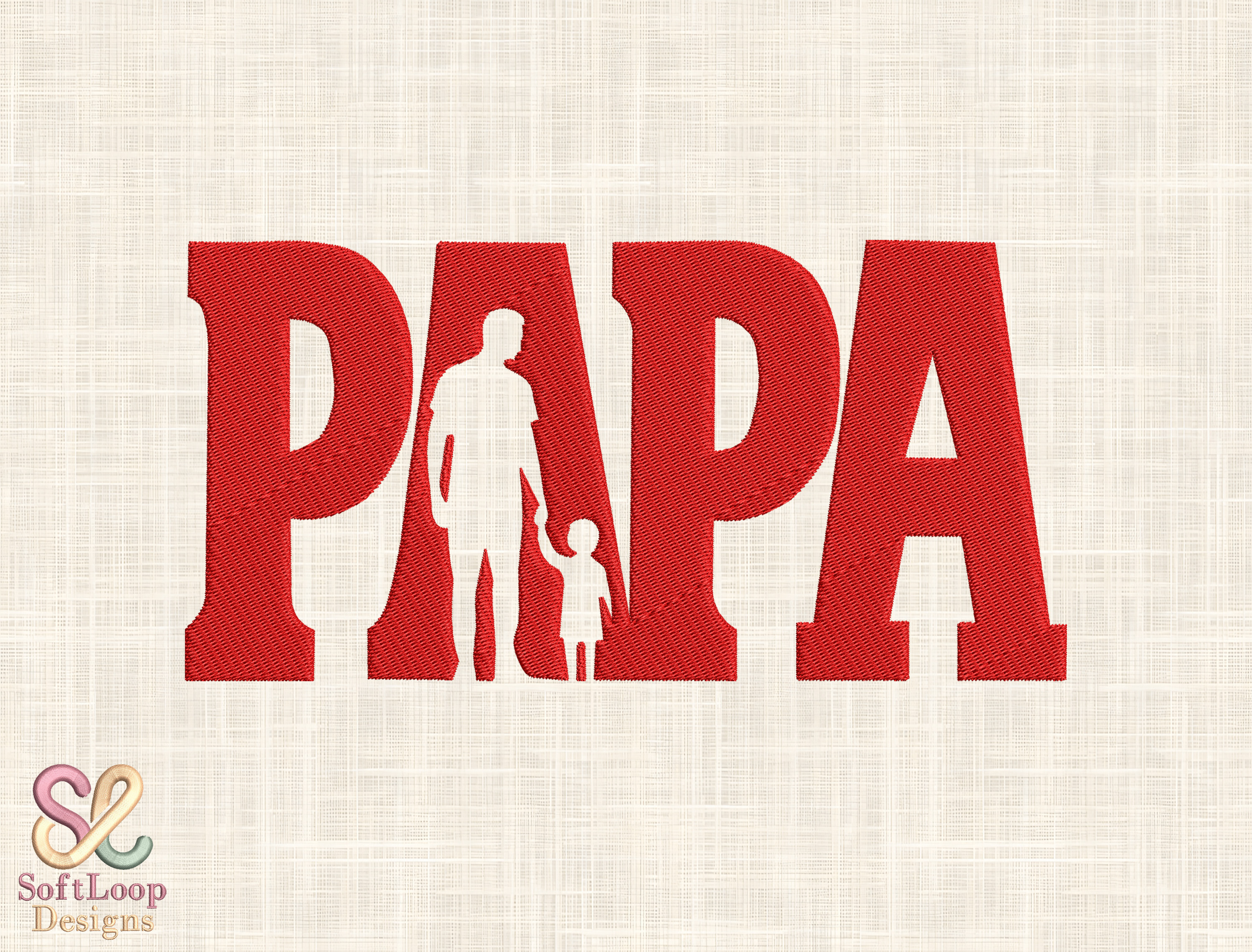 Father's Day Machine Embroidery File