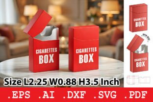 Flip Top Cigarette Style Box
