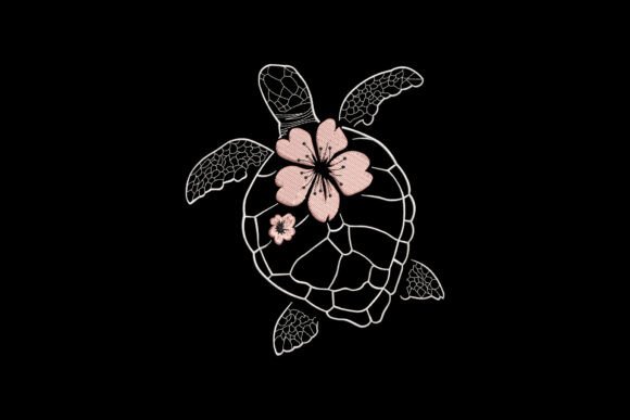 Floral Sea Turtle