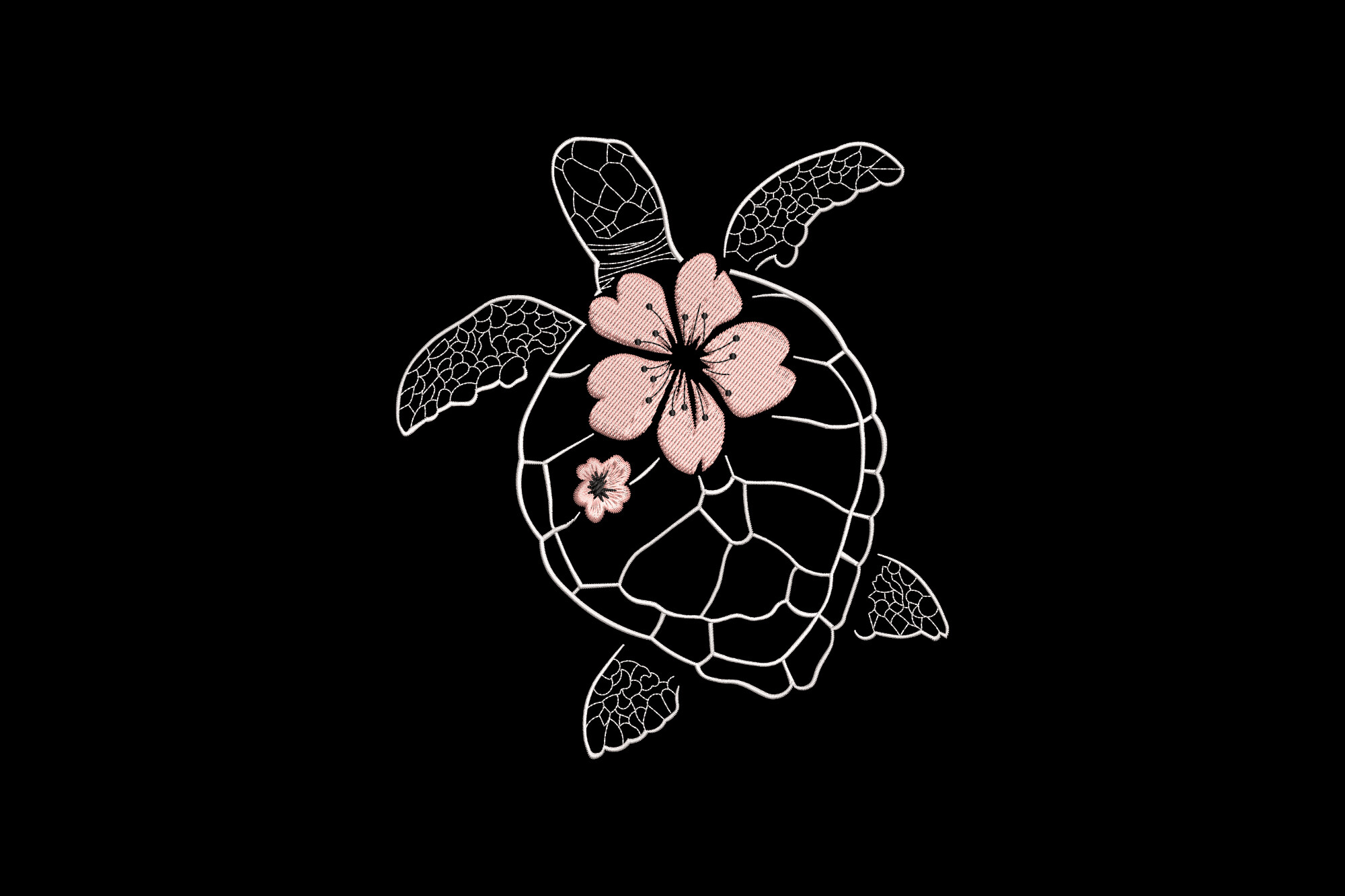 Floral Sea Turtle