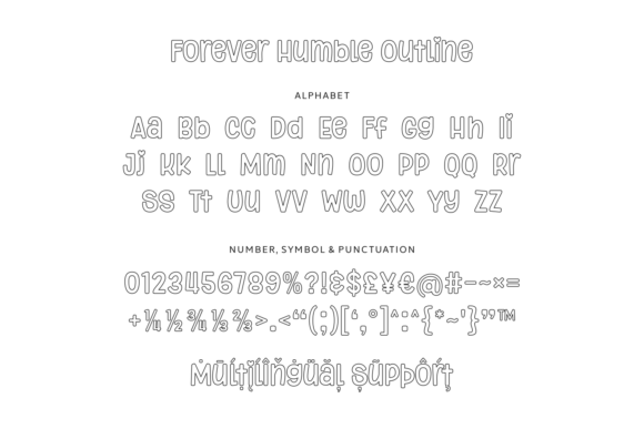 Forever Humble Font - Preview 6