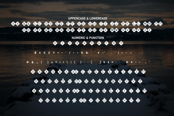 Frozen Lake Font - Preview 6