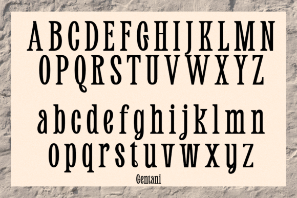 Gentani Font - Preview 6