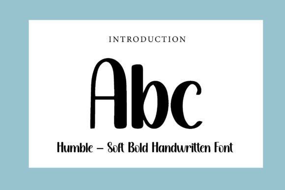 Humble Font - Preview 1