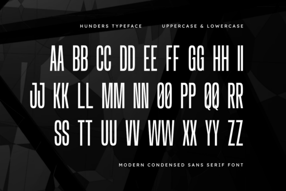 Hunders Font PNG with transparent background - Preview 1
