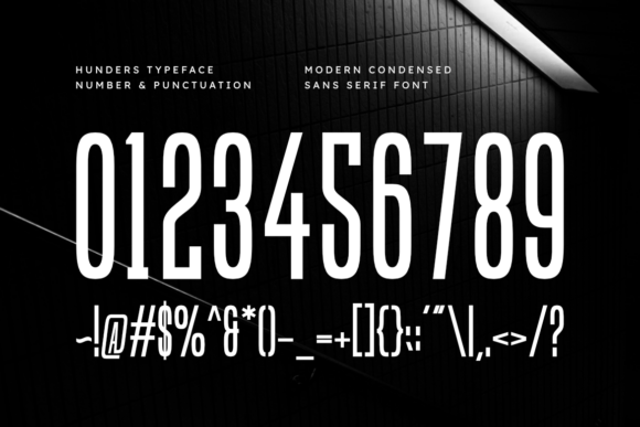 Hunders Font PNG with transparent background - Preview 2