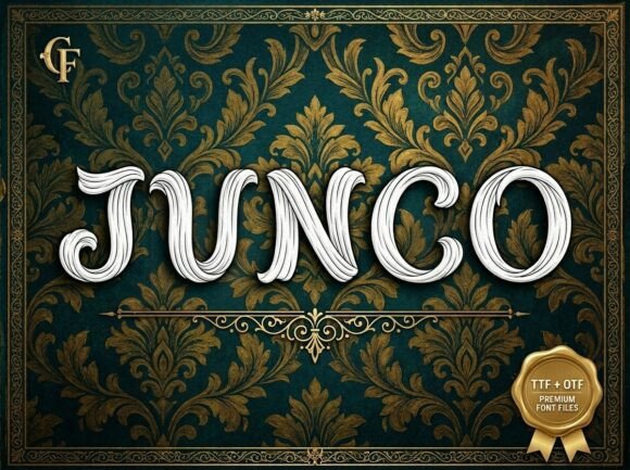 Junco Font PNG with transparent background - Preview 1