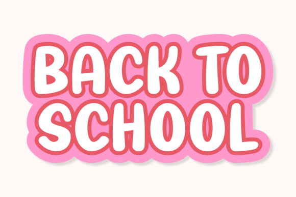 Kinder Bright Font PNG with transparent background - Preview 1