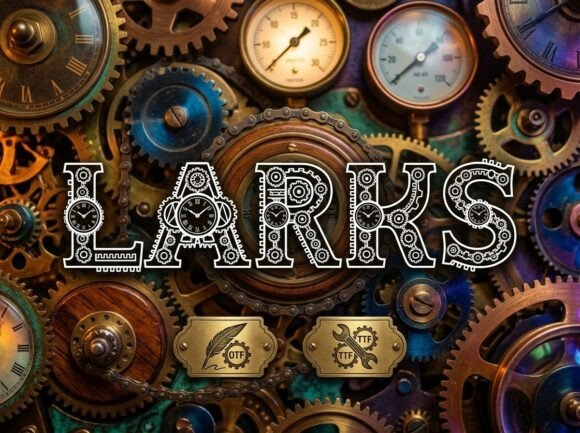 Larks Font font preview - 1