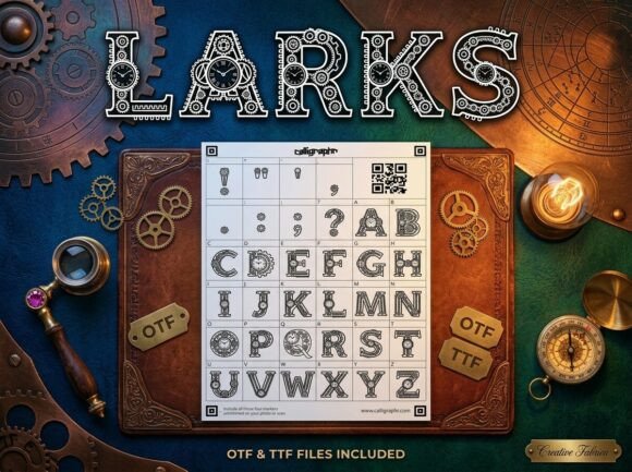 Larks Font font preview - 2