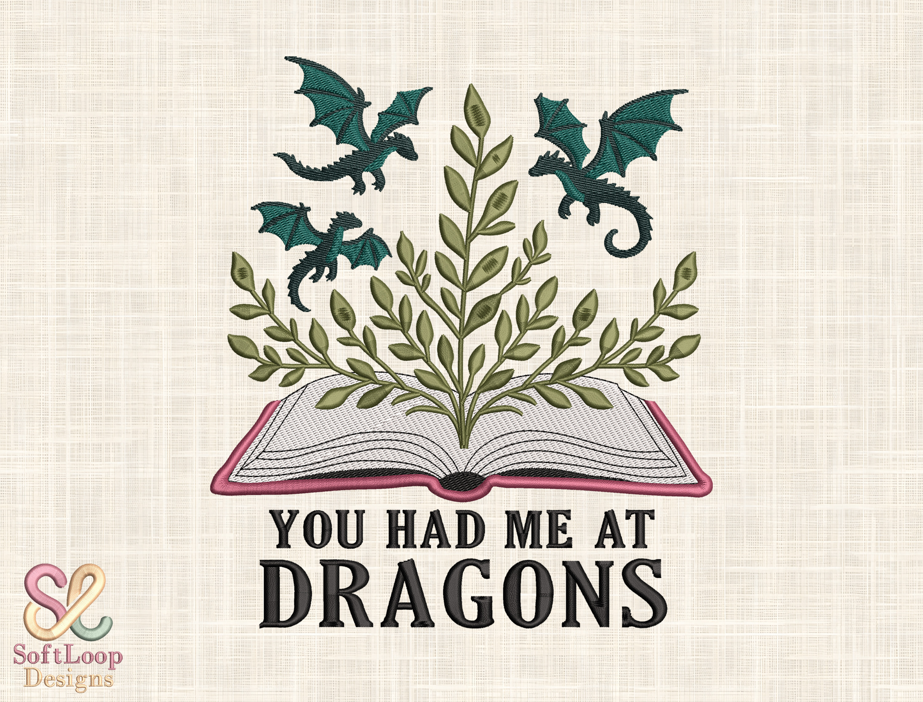 Magical Reader Machine Embroidery File