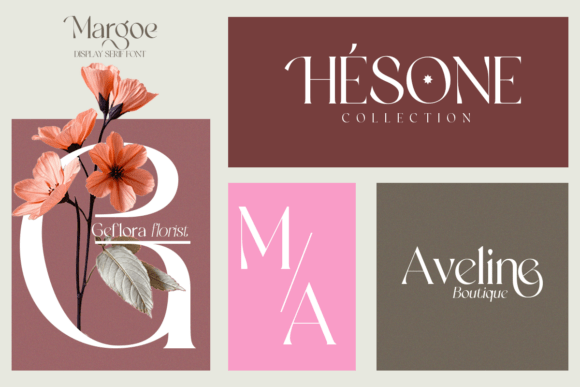 Margoe Font PNG with transparent background - Preview 3