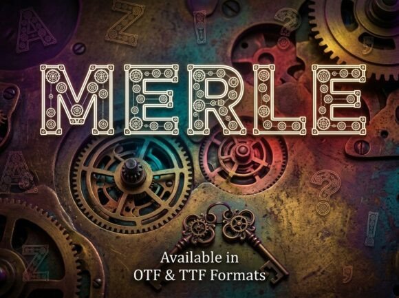 Merle Font PNG with transparent background - Preview 2