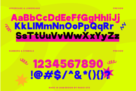 Miyoku Font PNG with transparent background - Preview 1