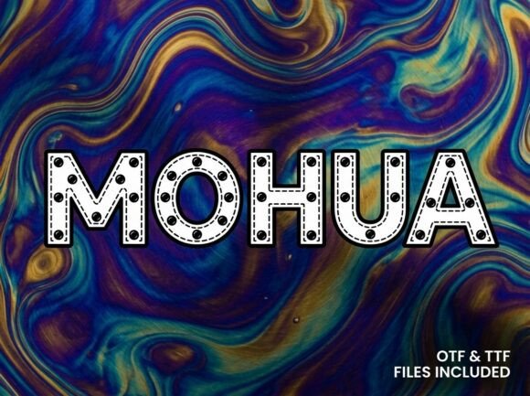 Mohua Font PNG with transparent background - Preview 1