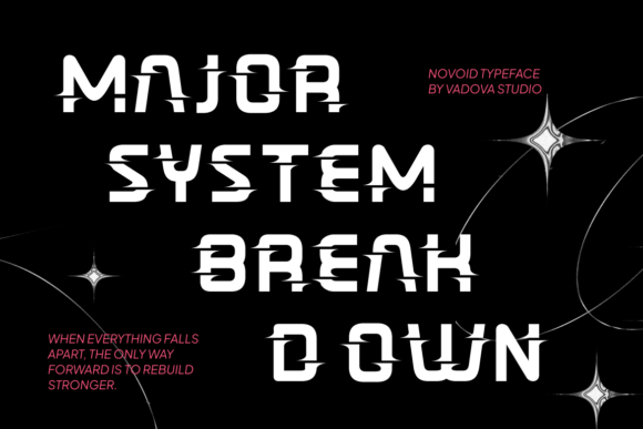 Novoid Font PNG with transparent background - Preview 4