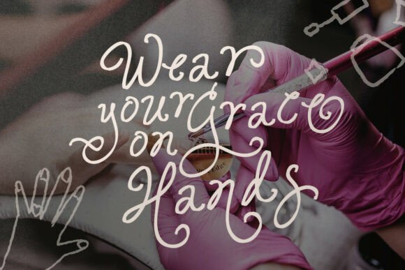 Ophelia Story Font PNG with transparent background - Preview 3