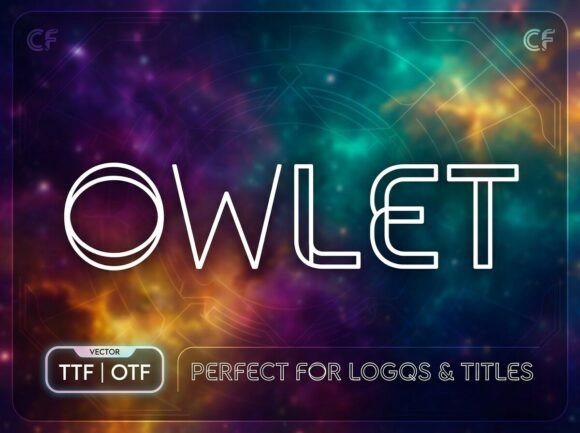 Owlet Font PNG with transparent background - Preview 2