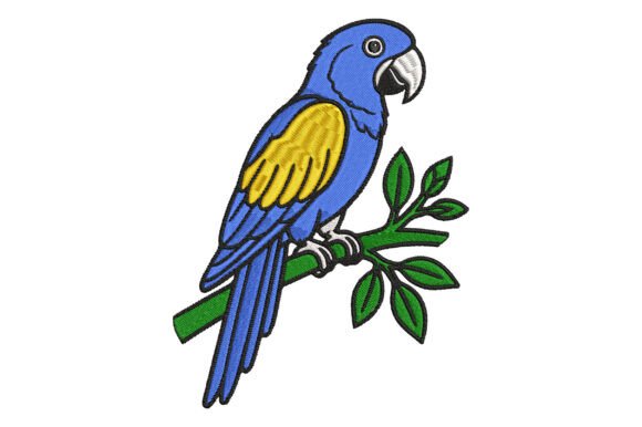 Parrot Embroidery Design