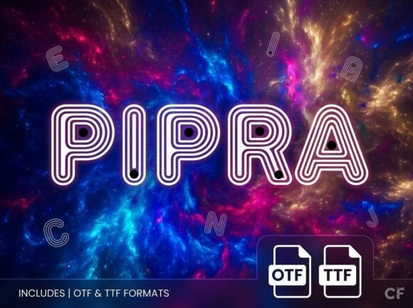 Pipra Font PNG with transparent background - Preview 2