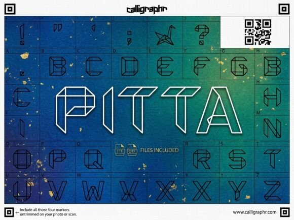 Pitta Font PNG with transparent background - Preview 1