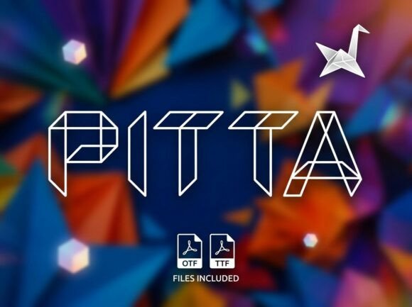 Pitta Font PNG with transparent background - Preview 2