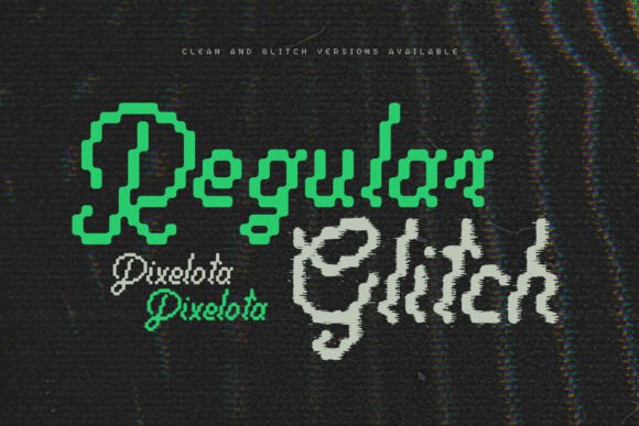 Pixelota Font PNG with transparent background - Preview 4