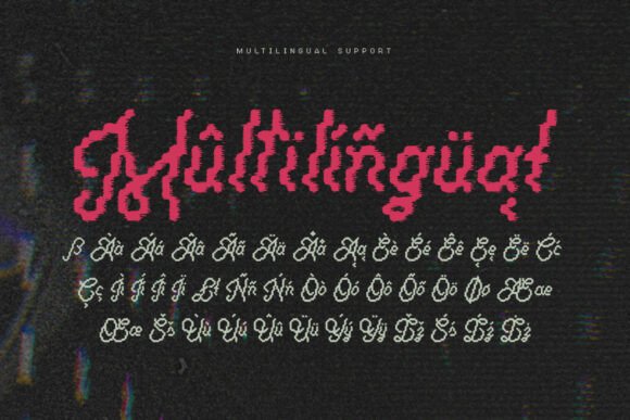Pixelota Font PNG with transparent background - Preview 5