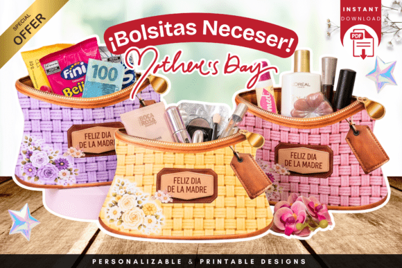 Printable Mothers Day Handbag Gift Bag