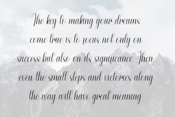 Santa Writing Font PNG with transparent background - Preview 5